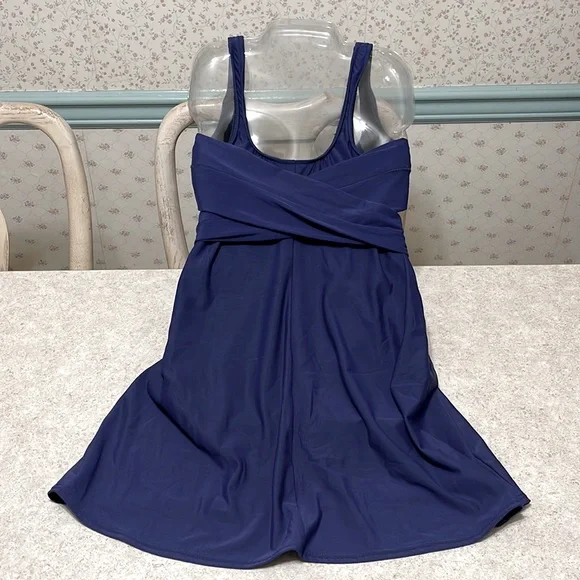 Lands' End Women's One Piece Swimsuit - Navy - Picture 2 of 9